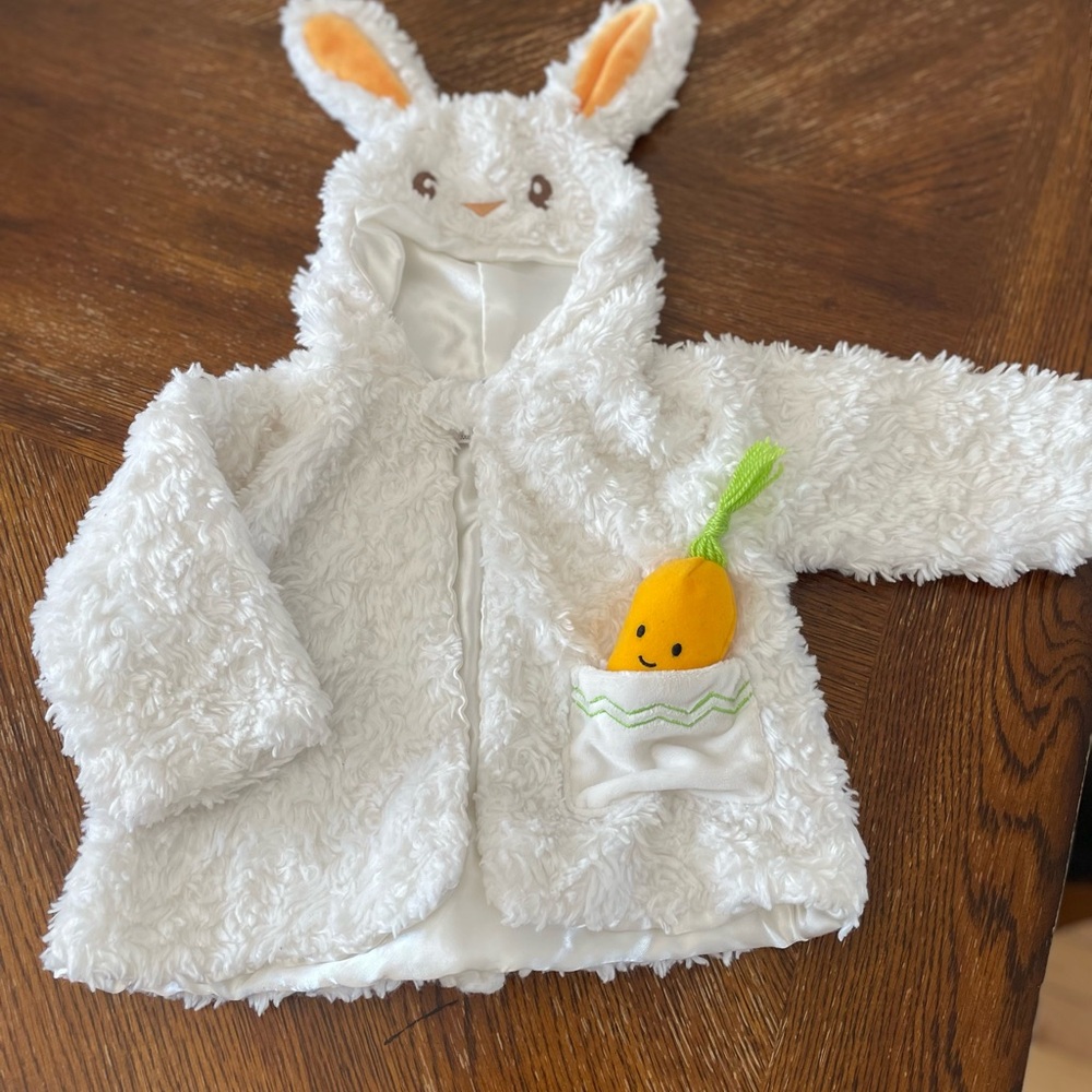GUND Baby Bunny Hooded Jacket with Carrot Pocket